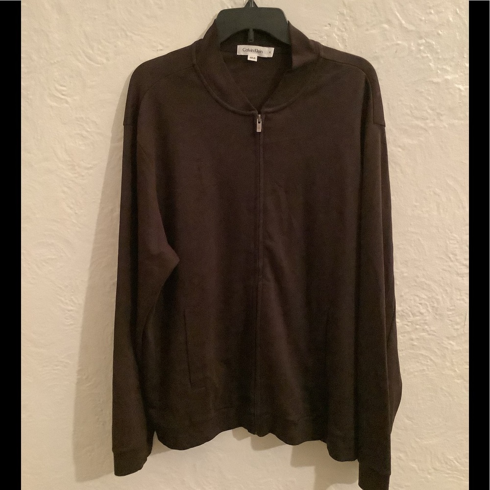 CK zip up sweater